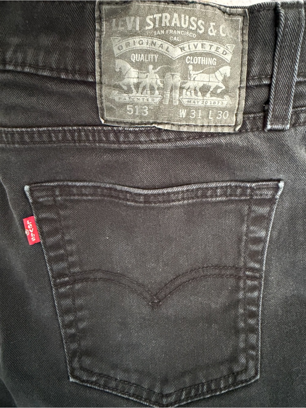 Levi's Men's Slim Straight Jeans in Black